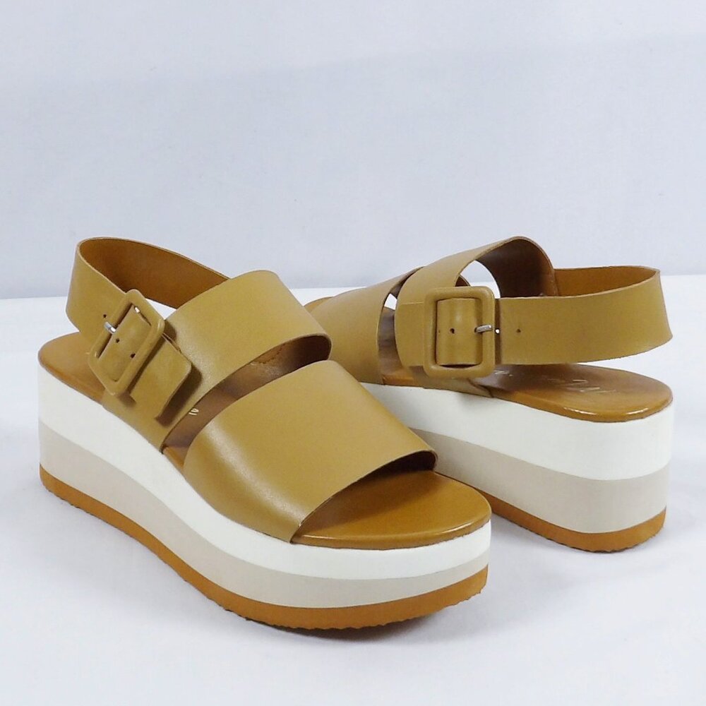Matisse JAMs Double Strap Platform Sandal TAN New in Box - Picture 6 of 14